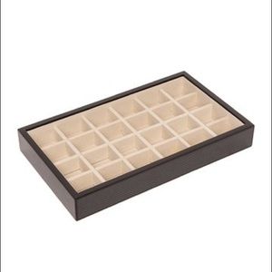 Brouk & Co Stackable 24-Slot Cufflink Jewelry Tray
